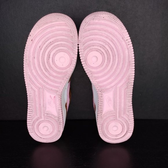 2006 Nike Air Force 1 Low Premium Snakeskin Women's Size 6.5 Hazelnut/Pink/White - Picture 5 of 6